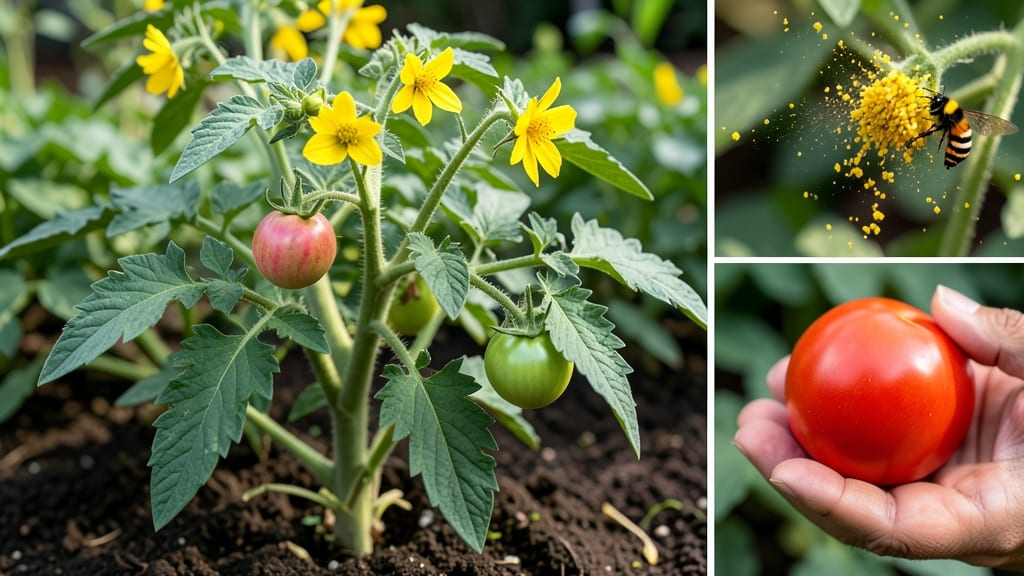 Tomato Plant Pollination: How to Boost Fruit Set Naturally With 3 Key Tricks
