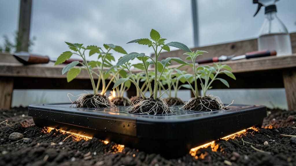 Accelerating Growth with Bottom Heat