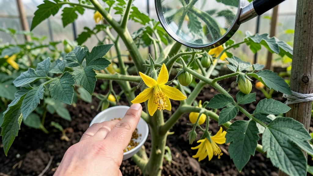 How to Manually Pollinate Tomato Plants: Boost Fruit Set With Gentle Brush Technique